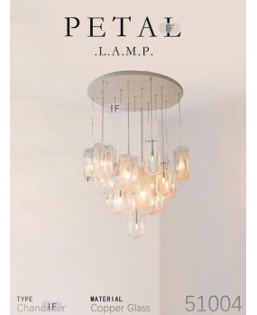 Italian Tom Dixon living room designer's light luxury cream style hall main light French style pendant light