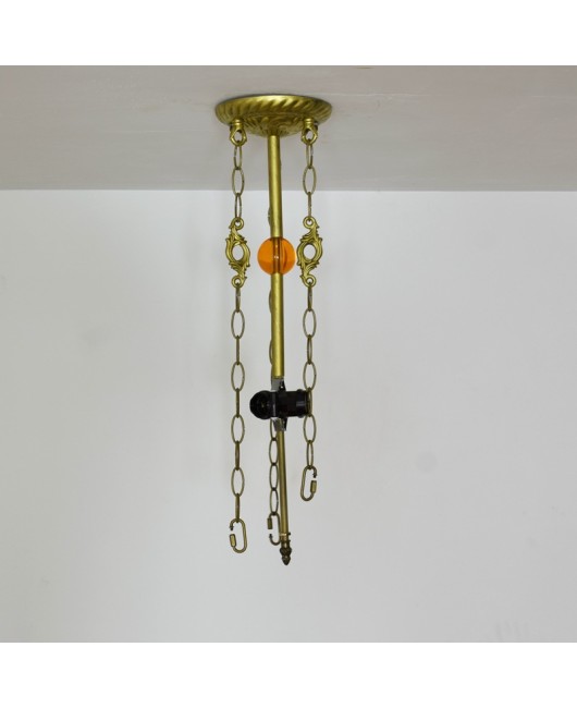 50cm American countryside sunflower bar light, Tiffany colored glass living room, dining room, bedroom pendant light
