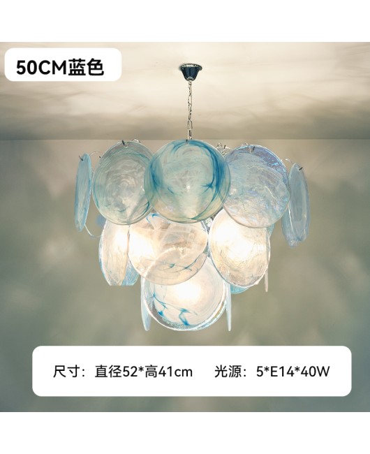 French retro living room Italian pendant light luxury villa hall light designer creative restaurant light bedroom lighting