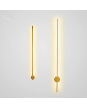 Minimalist wall lamp, bedroom bedside lamp, creative LED strip linear lamp, modern minimalist Nordic living room wall lamp