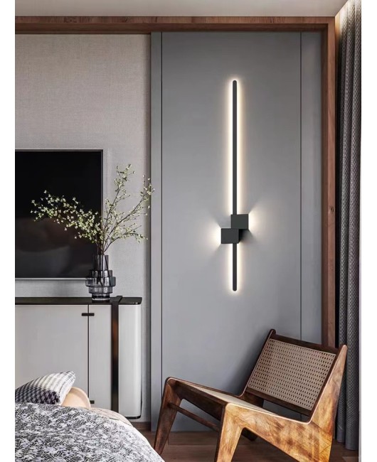 A minimalist strip wall lamp for dropshipping, bedroom bedside lamp, modern creative living room sofa, TV background wall lamp
