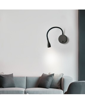 Nordic minimalist modern LED bedside wall lamp, bedroom creative lamp, personalized retractable hotel engineering reading lamp