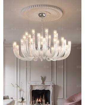 Italian Ron Arad living room designer's light luxury dining room crystal chandelier American style simple and atmospheric main light