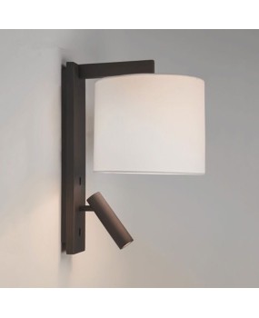 Modern minimalist LED stainless steel wall lamp, bedroom bedside reading wall lamp, hotel room atmospheric engineering wall lamp