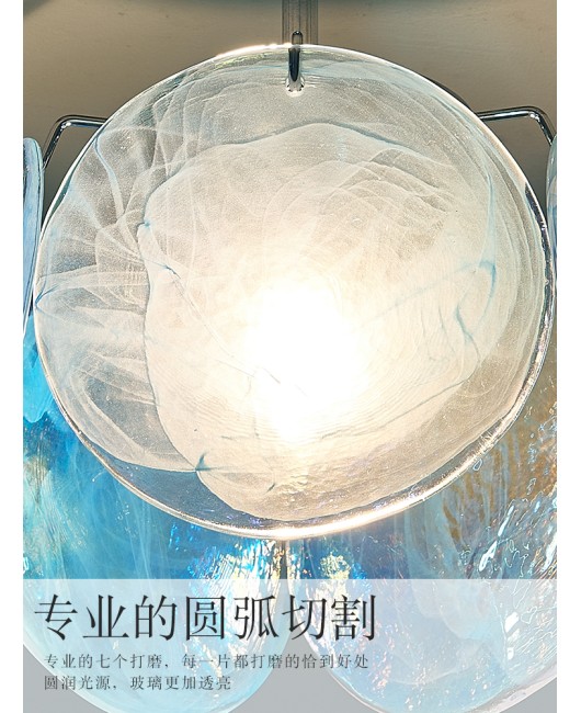 Italian Fonna Ate Io Bedhead Designer French Vintage Decorative Room Bar Pendant Light