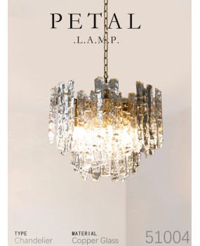 Italian Capiz Heart American style pendant light, French medieval style restaurant light, ice cube retro bedroom pendant light