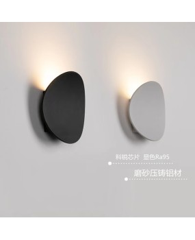 LED modern circular hotel, homestay, guest room project, wall lamp, entrance TV background wall, bedside decoration, staircase lamp