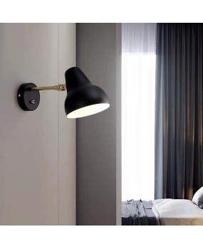 Modern Creative Metal Bedroom Bedhead Bedroom Wall Light All Copper Minimalist Mirror Front Light Minimalist Corridor Wall Light Decoration