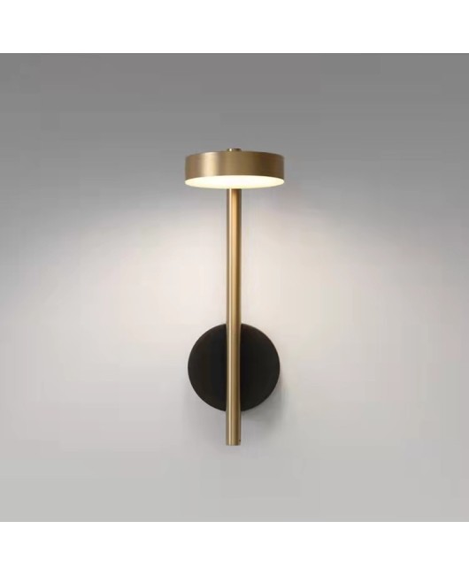 Light luxury wall lamp LED bedroom hotel project bedside living room Nordic wall lamp rotatable background wall room wall lamp