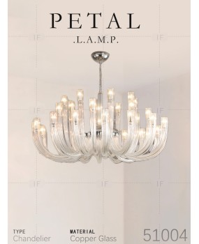 Italian Ron Arad living room designer's light luxury dining room crystal chandelier American style simple and atmospheric main light