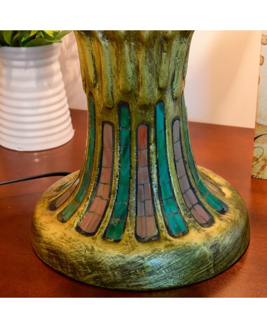 European high-end large living room, bedroom, bar, front desk, lobby decorative table lamp, Tiffany colored glass
