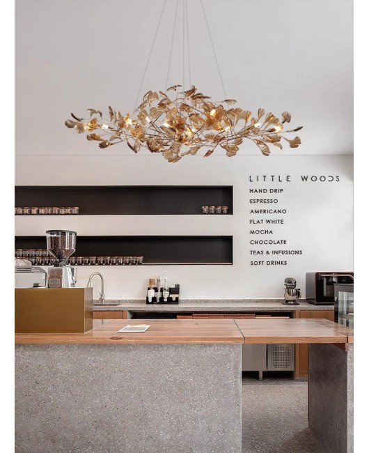 Heracleum living room lights, dining room chandeliers, firefly decorations, bar counter designer's style from Italy