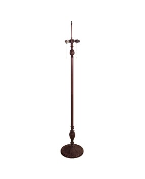 Nordic living room dining room floor lamp American retro coffee color creative three lamp head standing base