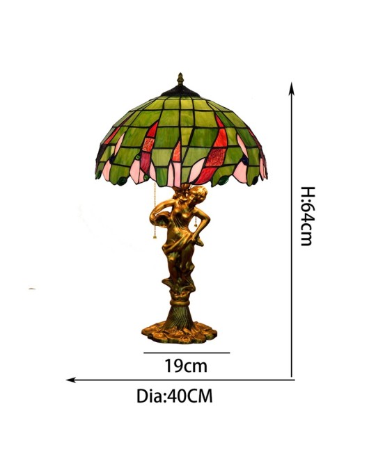 40CM Otivani green beads colored glass living room dining room bedroom bedside creative beauty table lamps