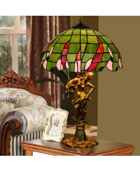 40CM Otivani green beads colored glass living room dining room bedroom bedside creative beauty table lamps