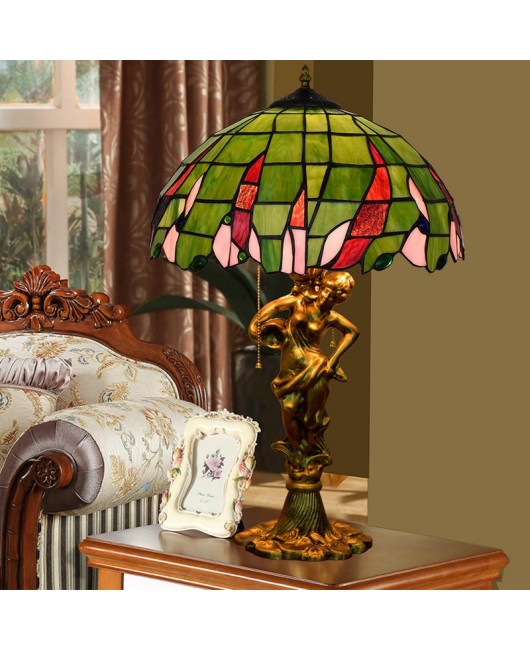 40CM Otivani green beads colored glass living room dining room bedroom bedside creative beauty table lamps