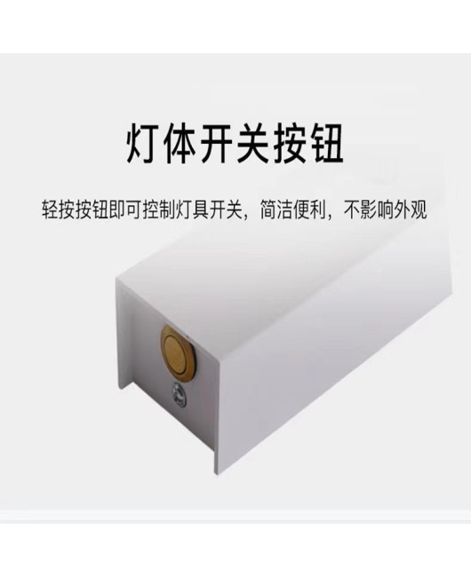 Creative Minimalist Hotel Rooms Bedrooms Bedhead Wall Light LED Reading Light with Switch Bedhead Eye Protection Small Spotlight