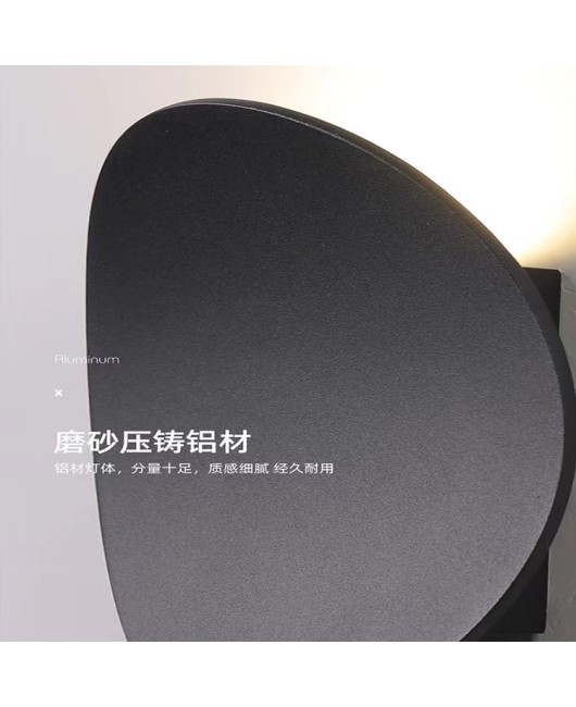 LED modern circular hotel, homestay, guest room project, wall lamp, entrance TV background wall, bedside decoration, staircase lamp