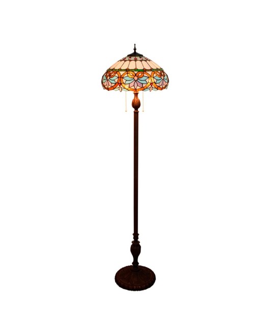 40CM European Tiffany Restaurant Floor Lamp Bar American Decoration Colored Glass Love Glass Lighting