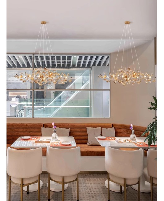 Heracleum living room lights, dining room chandeliers, firefly decorations, bar counter designer's style from Italy