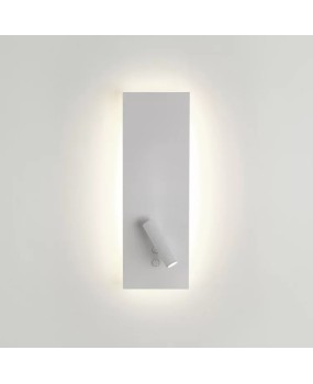 Nordic modern minimalist LED dual light source dual switch bedroom wall lamp, hotel room bedside reading atmosphere lighting fixture