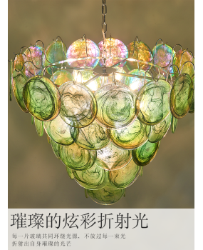 French retro living room Italian pendant light luxury villa hall light designer creative restaurant light bedroom lighting