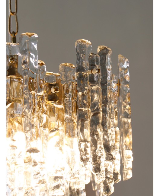 Italian Capiz Heart American style pendant light, French medieval style restaurant light, ice cube retro bedroom pendant light