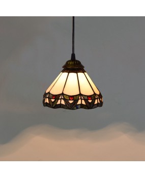 20CM Europa Tiffany Colored Glass Living Room Dining Room Corridor Balcony Bomisia Pendant ODIFF