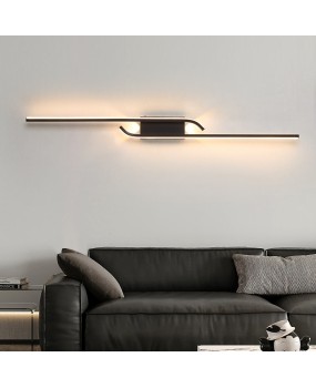 Cross border new living room grille light, modern and simple TV background wall light, internet famous long strip bedroom headboard wall