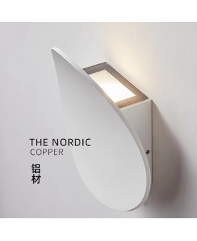 LED modern circular hotel, homestay, guest room project, wall lamp, entrance TV background wall, bedside decoration, staircase lamp