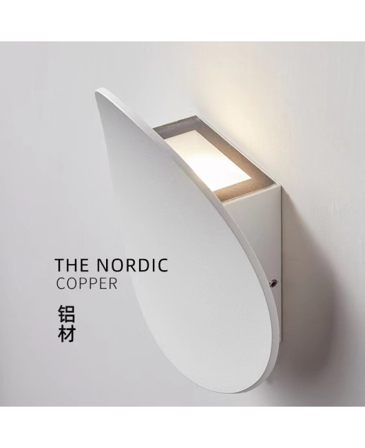 LED modern circular hotel, homestay, guest room project, wall lamp, entrance TV background wall, bedside decoration, staircase lamp