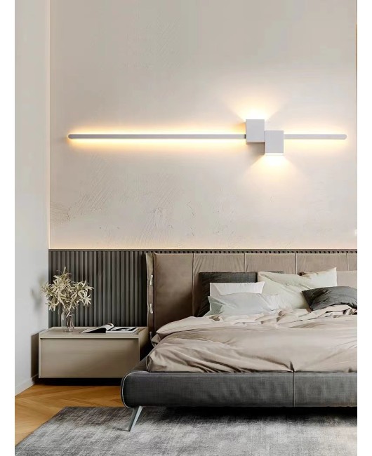 A minimalist strip wall lamp for dropshipping, bedroom bedside lamp, modern creative living room sofa, TV background wall lamp