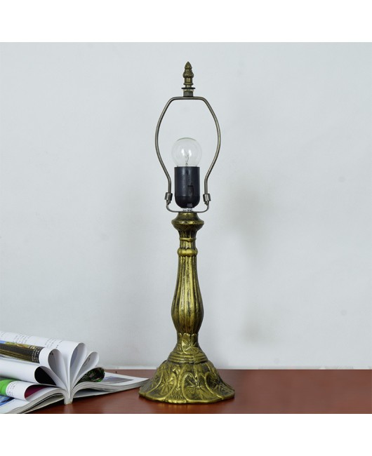 American countryside, European style, Tiffany colored glass, rose garden, creative bar, bedroom, bedside glass, desk lamp