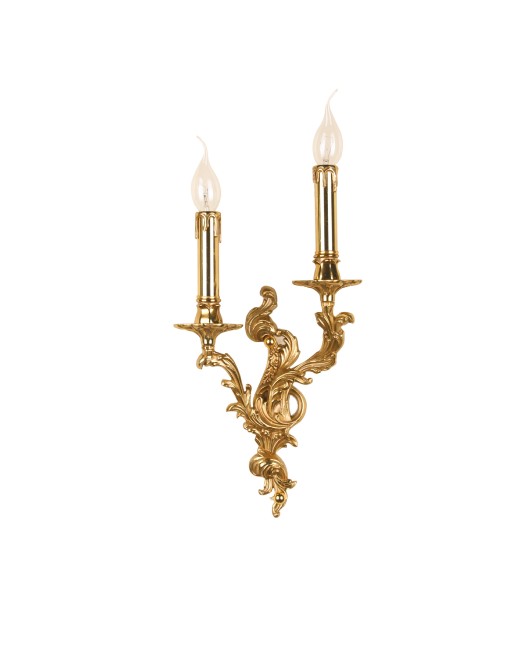 French style all copper wall lamp, hotel clubhouse, palace villa, retro candle lamp, indoor lighting fixture, bedroom bedside lamp