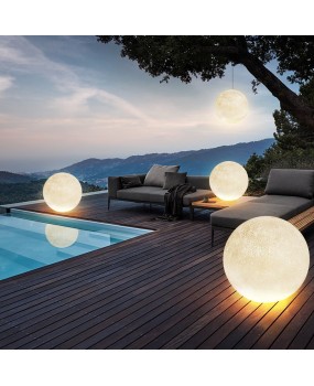 Moon Lawn Light Outdoor Waterproof Garden Villa Courtyard Balcony Outdoor Moon Floor Lamp Decorative Atmosphere Landscape