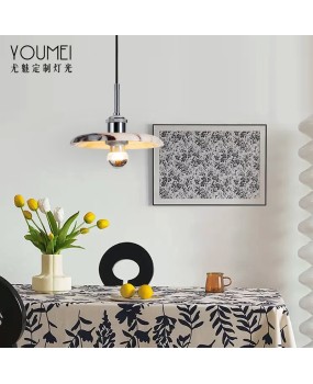 2024 New Marble Pendant Lamp Hotel Living Room Bedroom Corridor Entrance Interior Decoration Bedhead LED Atmosphere Light
