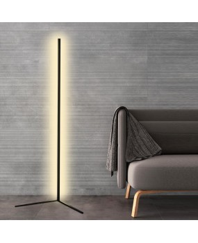 Cross border internet celebrity atmosphere wall corner floor lamp, living room dining room, seven color infinite dimming triangle standing lamp manufacturer wholesale