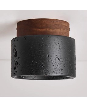 Black Hole Stone Wabi Sabi Wind Ceiling Light Designer Living Room Bedroom Corridor Staircase Personalized Art Bedroom Bedhead Lighting