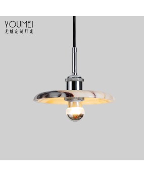 2024 New Marble Pendant Lamp Hotel Living Room Bedroom Corridor Entrance Interior Decoration Bedhead LED Atmosphere Light
