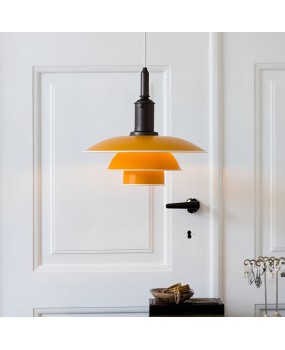 Danish Louis poulsen PH 3 half/3 Nordic designer retro minimalist restaurant bar counter colorful pendant light
