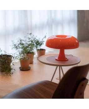 Artemide Nessino mushroom table lamp designer from Italy, living room, bedroom, bedside atmosphere decoration lighting fixtures