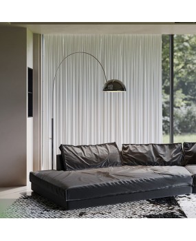 Italian oluce coupe floor lamp fishing light simple adjustable designer living room sofa reading light