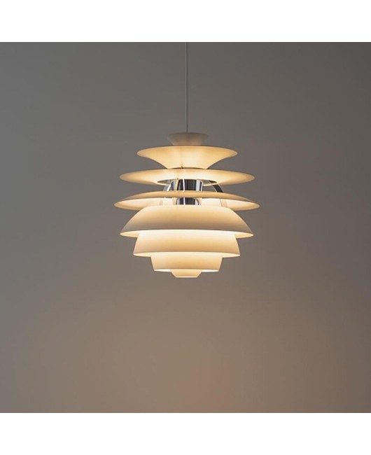 Nordic Snowball Pinecone Snowball Pendant, Danish Restaurant Table, Bedroom, Study, Vintage Designer Light Fixture