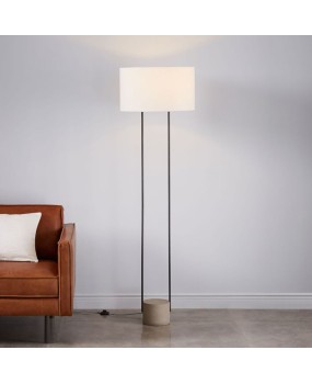 Hotel room desk lamp, floor lamp, cement base hardware lighting fixture, villa club model room desk lamp, floor lamp