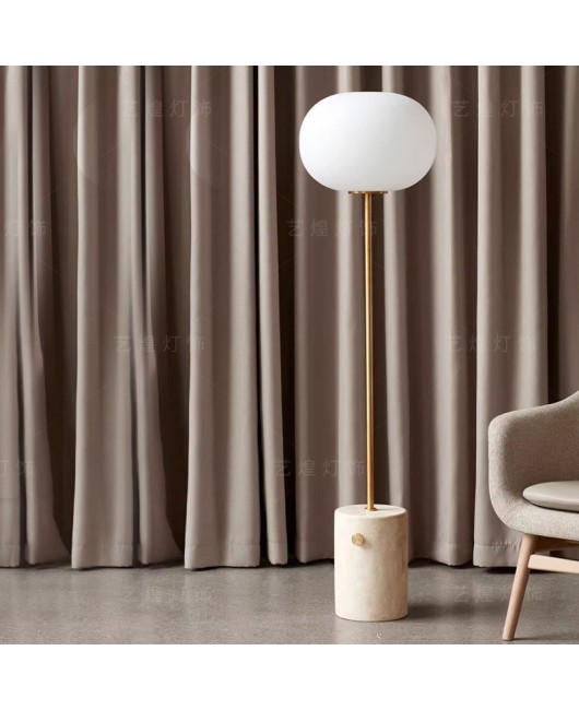 Danish Audo JWDA Yellow Cave Stone Floor Lamp Designer's Living Room Lamp Study Lamp Bedroom Decorative Atmosphere Lamp