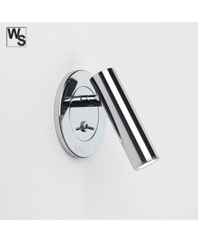 Factory direct sales hotel room bedside LED small wall lamp reading light bedroom rotatable embedded bedside night light