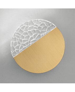 CE modern minimalist hotel hallway wall light, bedroom bedside wall light, circular LED crystal pendant light, customized design