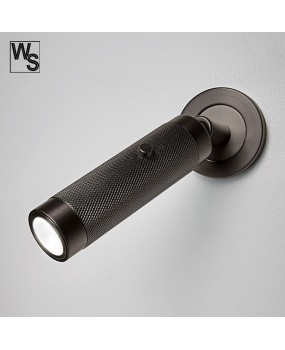 CE certified minimalist and personalized bedside wall lamp, hotel room reading lamp, embedded and rotatable with switch