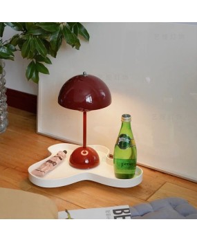 Danish Traditi Nordic Postmodern VP9 Flower Bud Desk Lamp Portable Charging Dimming Bedroom Bedhead Atmosphere Light