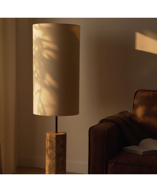 Floor Lamp Living Room Sofa Nordic Designer Creative Marble Homestay Hotel Bedroom Cloth Cover Floor Lamp